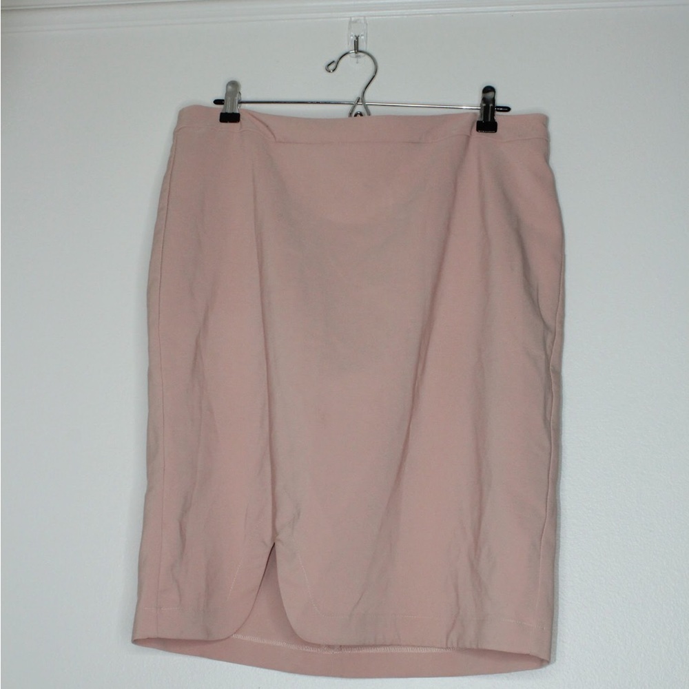 Pierre Cardin Pink Pencil Skirt Sz 36X